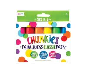 Farby w kredce Chunkies Paint Sticks 6 sztuk - Kolorowe Baloniki