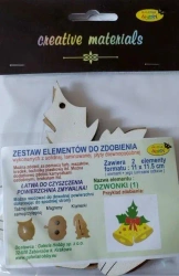 Zestaw elementów do zdobienia Dzwonki BN 11x11,5cm - Galeria Hobby