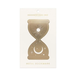 Metalowa zakładka do książek duża - hourglass - Designworks Ink