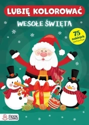 Wesołe święta Lubię kolorować - Monika Majewska