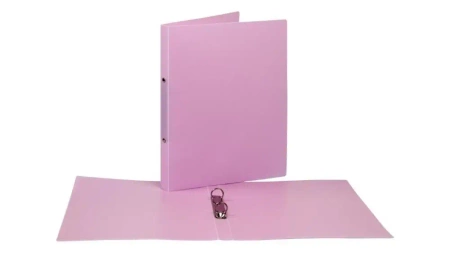 Segregator A4 PP 2cm 2R pastel różowy - Biurfol