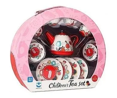 Zestaw do herbaty metalowy 15el - ADAR