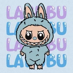 Malowanie po numerach - On - Labubu 25x25cm - Ideyka