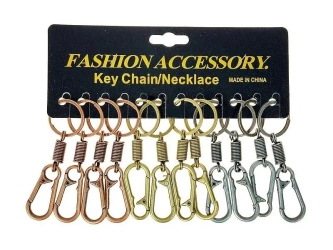 Brelok metalowy karabińczyk (12szt) - ADAR