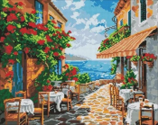 Diamentowa mozaika - Cichy zakątek 40x50cm - Ideyka