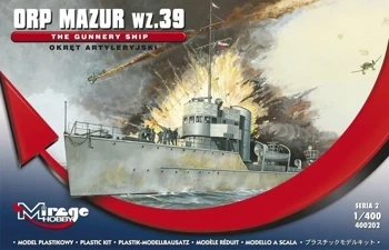 Okręt Artyleryjski ORP "MAZUR" wz 39 - Mirage Hobby