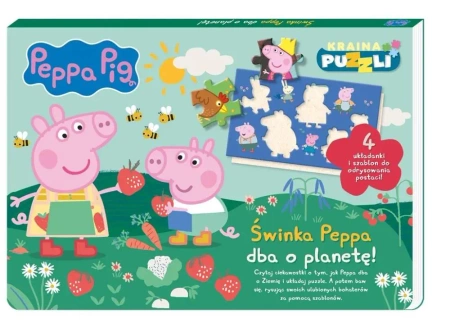 Peppa Pig. Kraina puzzli. Świnka Peppa ... - Opracowanie zbiorowe
