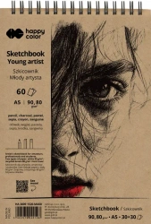 Szkicownik A5/60K Młody Artysta HAPPY COLOR - GDD