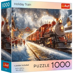 Puzzle 1000 USA Collection: Holiday Train - Trefl PAP