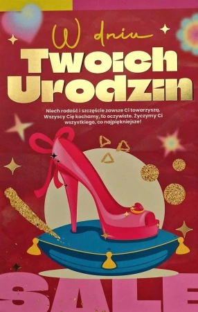 Karnet Urodziny dziewczęce - YEKU