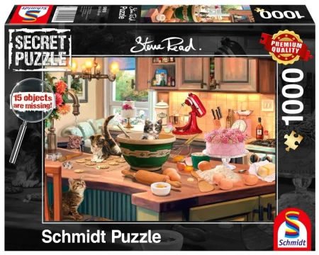 Puzzle 1000 PQ Przy kuchennym stole S. Read 109975 - Schmidt Puzzle