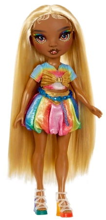 Rainbow High: Hair Chalk & Style Doll- Meline (Gold)