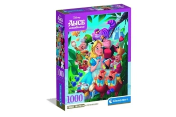 Puzzle 1000 Compact Alice In Wonderland - Clementoni