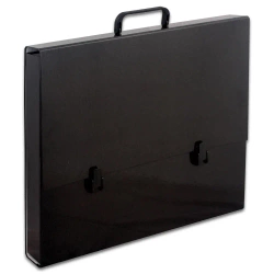 Teczka z rączką A3 wąska 2 cm Penmate czarna