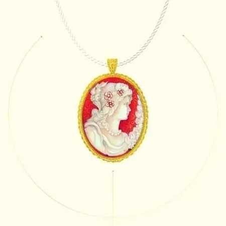 Karnet 16x16cm + koperta Medalik 8 - DaVinci