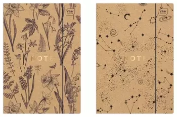 Teczka z gumką A4+ HS Kraft (10szt) - INTERDRUK