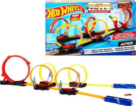 Hot Wheels Tor rajd przez pętlę - Mattel