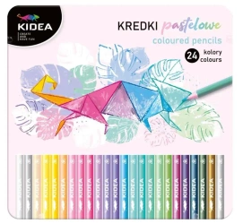 Kredki trójkątne 24 kolory KIDEA - DERFORM