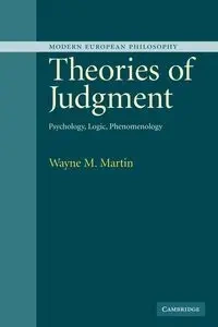 Theories of Judgment - M. Martin Wayne