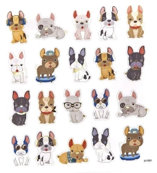 Naklejki pieski 20szt - Dalprint dpCraft