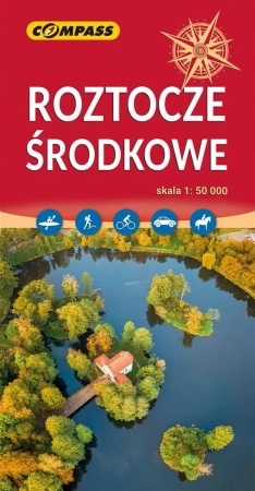 Mapa turystyczna - Roztocze Środkowe 1:50 000 - praca zbiorowa