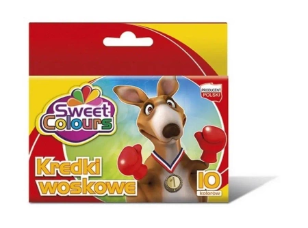 Kedki woskowe 10 kolorów - Sweet colours