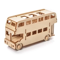 Puzzle drewniane Model 3D Autobus - Nice Idea