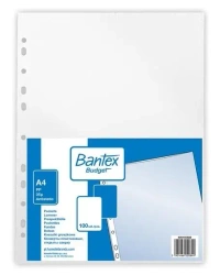 Koszulka groszkowa A4/35mic. PP Budget 100szt - Bantex