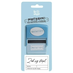 Pieczątka z napisem - What the F*CK ?! - Be-Happy Gifts