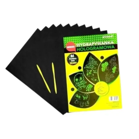 Wydrapywanka hologramowa A4 zielona - Penword