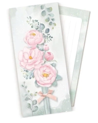 Koperta upominkowa POP UP Różowe piwonie - Cozywood