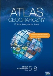 Atlas geograficzny SP Polska, kontynenty...w.2023 - opracowanie zbiorowe