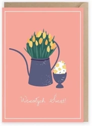 Kartka okolicznościowa Tulipany, eko koperta K095 - Cardie