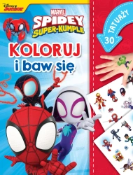 Marvel Spidey i Super-kumple. Koloruj i baw się. 30 tatuaży - Ilona  Siwak