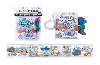 Zabawka dla malucha książeczka morskie zwierzęta - SWEDE