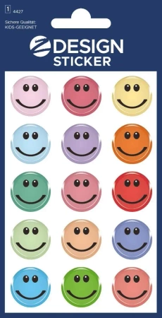 Naklejki błyszczące - buźki - Zdesign