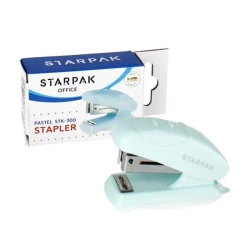 Zszywacz mini STK-300 pastel niebieski - STARPAK