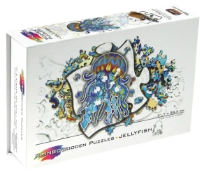 Puzzle 106 drewniane kolorowe Meduza - EUREKA 3D