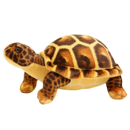 Maskotka Żółw Przytulanka brązowy 25cm - Leantoys