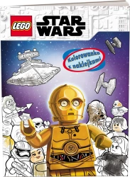 Lego Star Wars Kolorowanka z naklejkami NA-6301 - Opracowanie zbiorowe