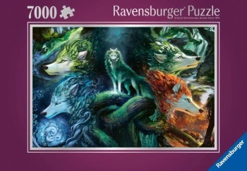 Puzzle 2D: Wilki 7000el - Ravensburger
