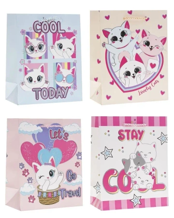 Torebka prezentowa M dziecięca mix - Rozette