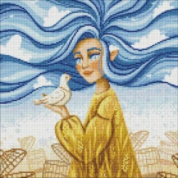 Diamentowa mozaika - Niezależna piękność 40x40cm - Ideyka