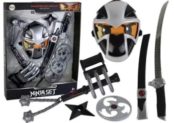 Ninja Zestaw Wojownika Miecz Maska Shuriken Dyski - Leantoys