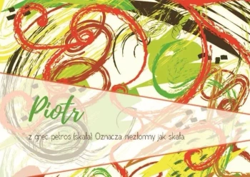 Magnes Imiona - Piotr - Szaron