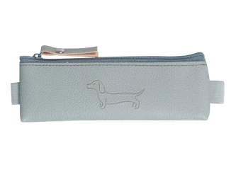 Saszetka mini z gumką na zeszyt Sharky jasno szara - MFP