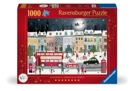 Puzzle 2D: Święta w Londynie 1000el - Ravensburger