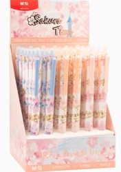 Długopis wymazywalny Sakura Time nieb (36szt) M&G