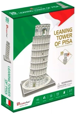 Puzzle 3D Krzywa wieża w Pizie - Cubic Fun