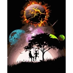 Malowanie po numerach - Fantastyczny krajobraz - Twoje Hobby